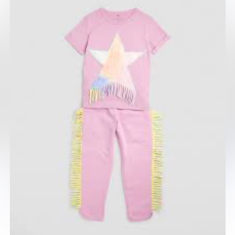 Stella McCartney Pink Star Kids Matching Set